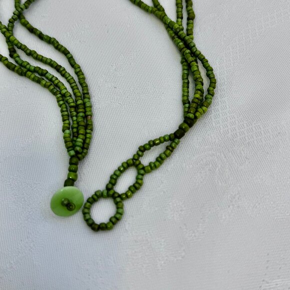 Vintage Multistrand Beaded Necklace - Picture 4 of 6